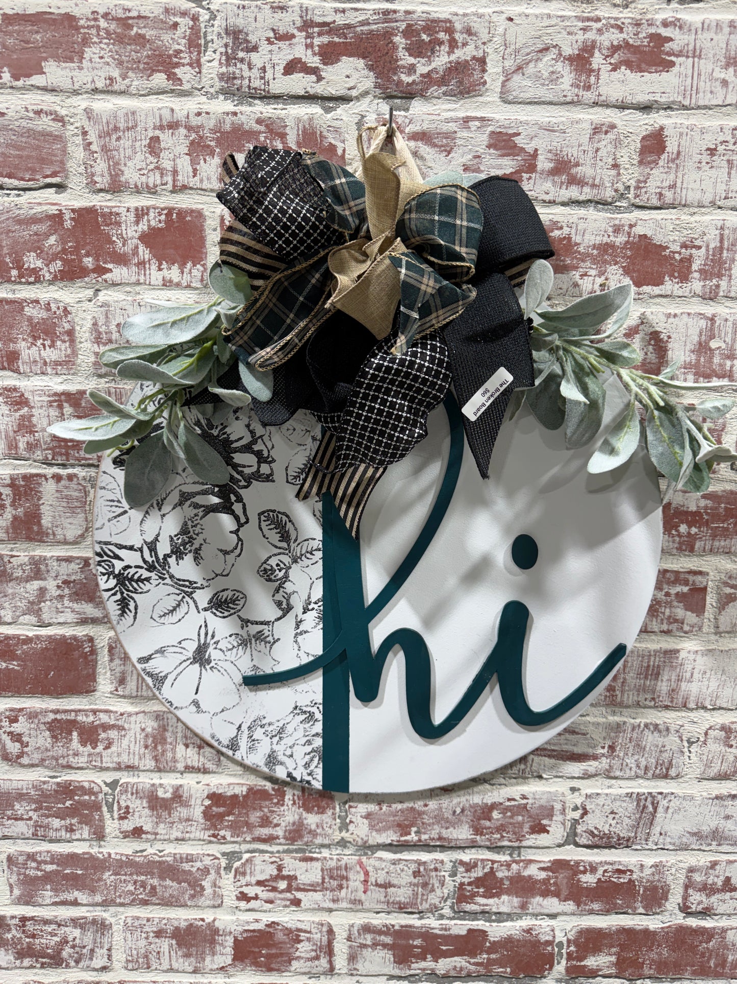 Welcome sign, Front door decor