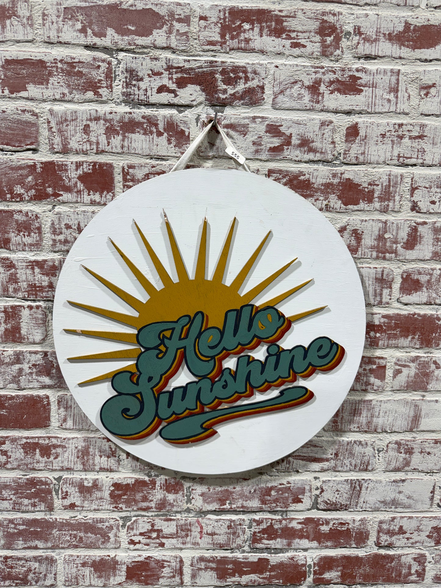 Hello Sunshine door decor