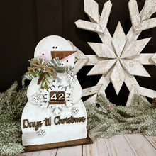 Load image into Gallery viewer, Adorable snowman Christmas countdown.