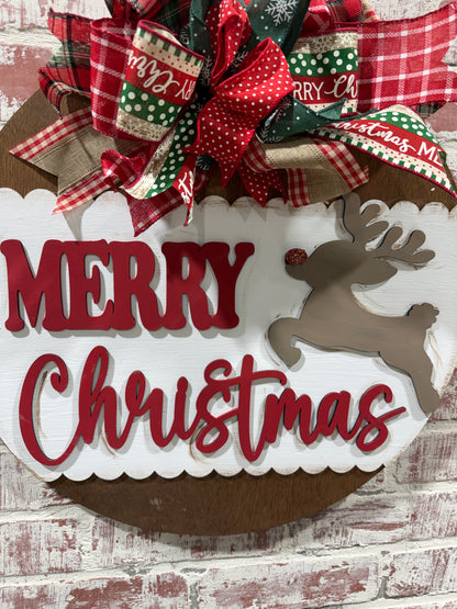 Merry Christmas door hanger