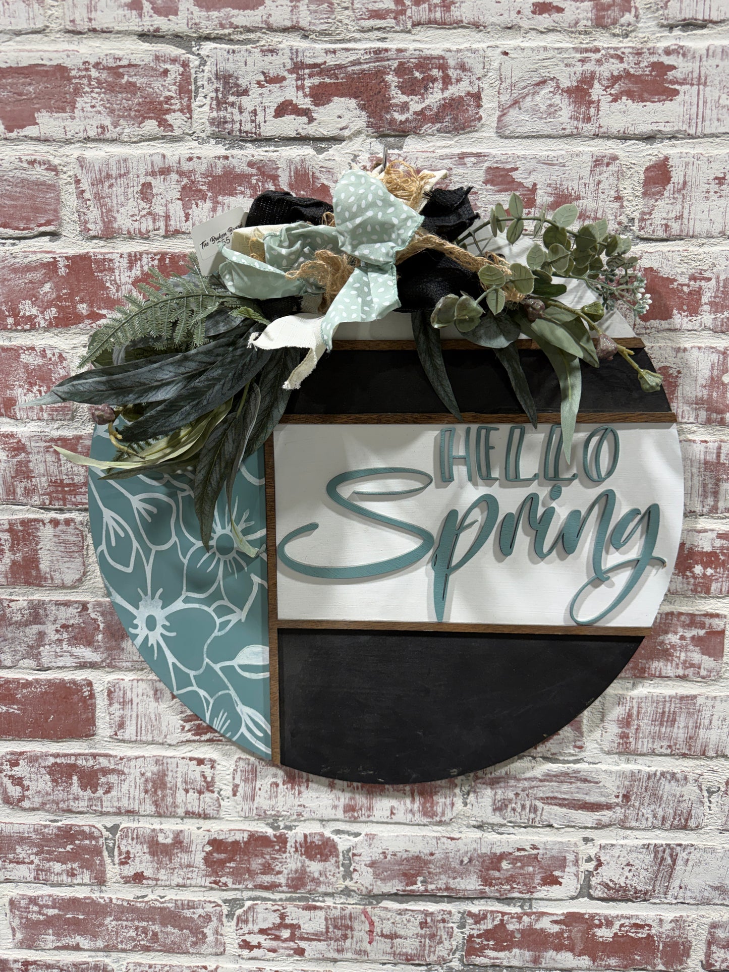 Hello Spring door hanger