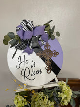 Load image into Gallery viewer, He is Risen Easter door decor