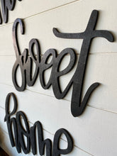 Load image into Gallery viewer, Vertical Home Sweet Home Laser cit wood sign