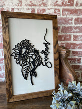 Load image into Gallery viewer, Sunflower laser cut sign