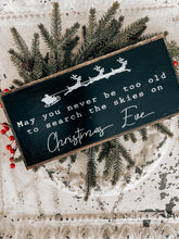 Load image into Gallery viewer, Christmas Eve sign, Santa sign, Christmas Decor, holiday decor